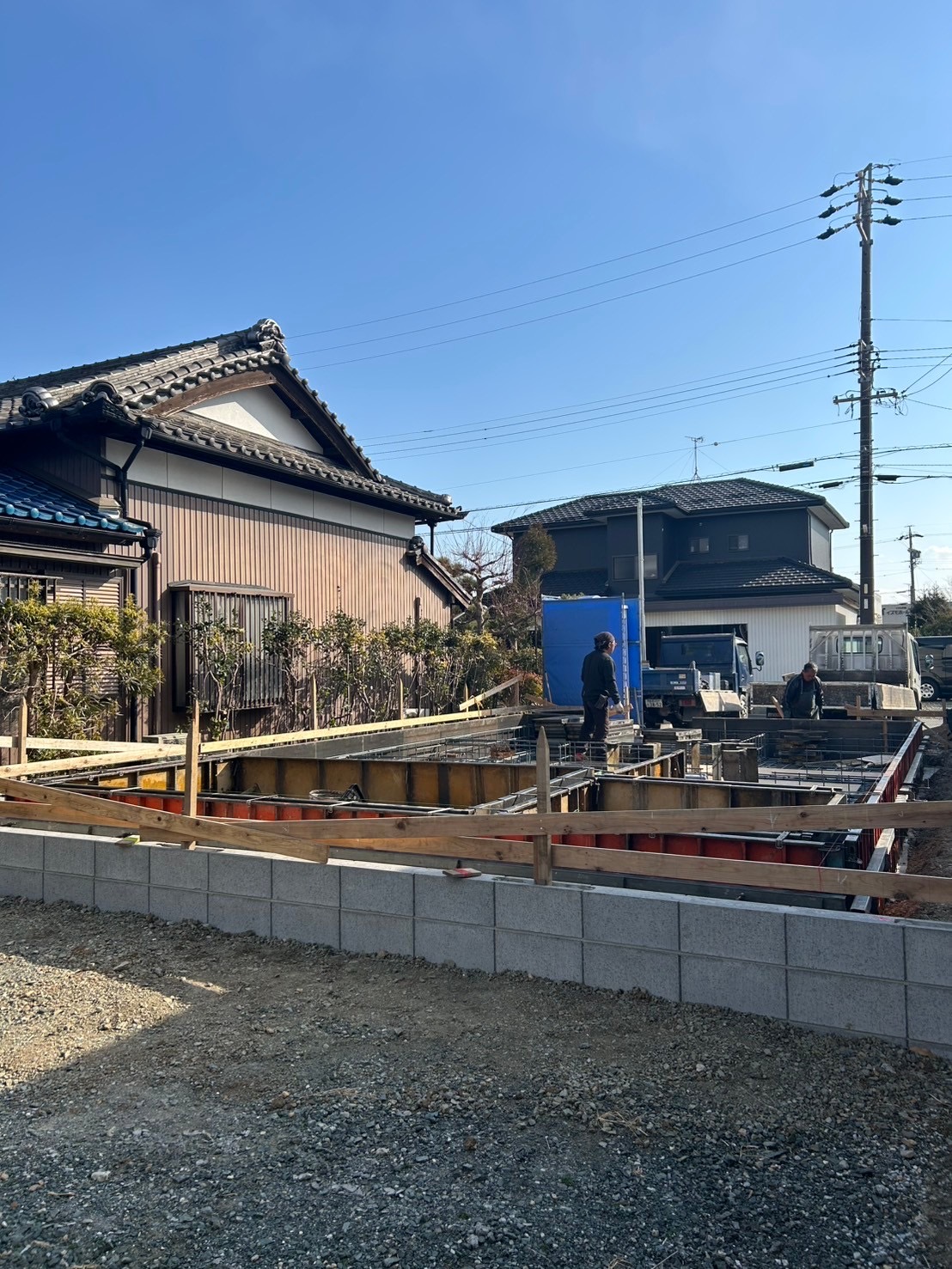 【豊川市　新築工事】Y様邸　始まりました！〈配筋検査終了〉 画像